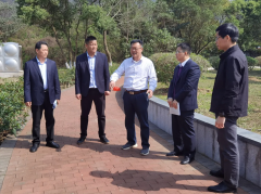 筑牢防線，平安清明丨肖啟純帶隊到市孖龍山陵園公司檢查安全生產(chǎn)和森林防滅